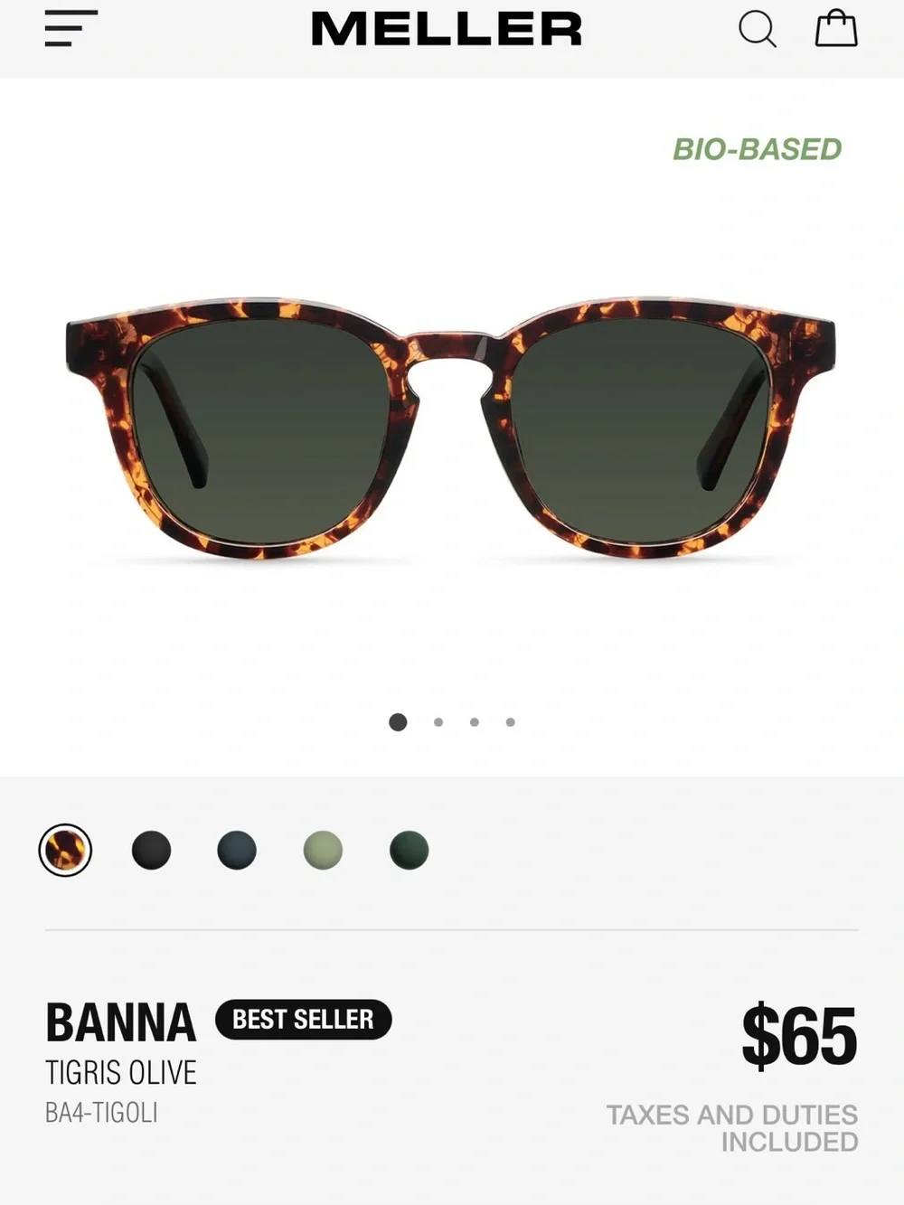 Meller Banna Sunglasses - NWT